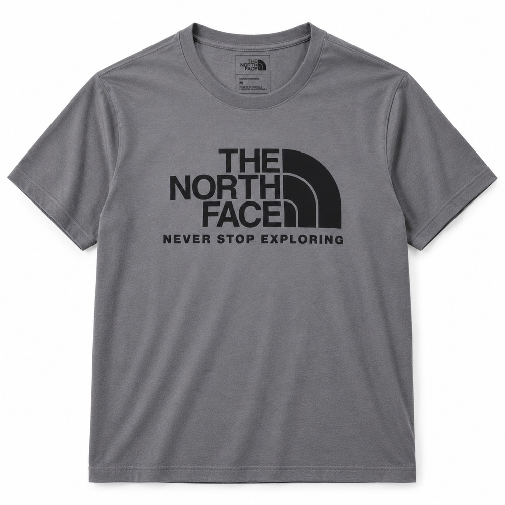 The North Face Evolution Half Dome T-Shirt Men's M Gray Logo Tee NWT